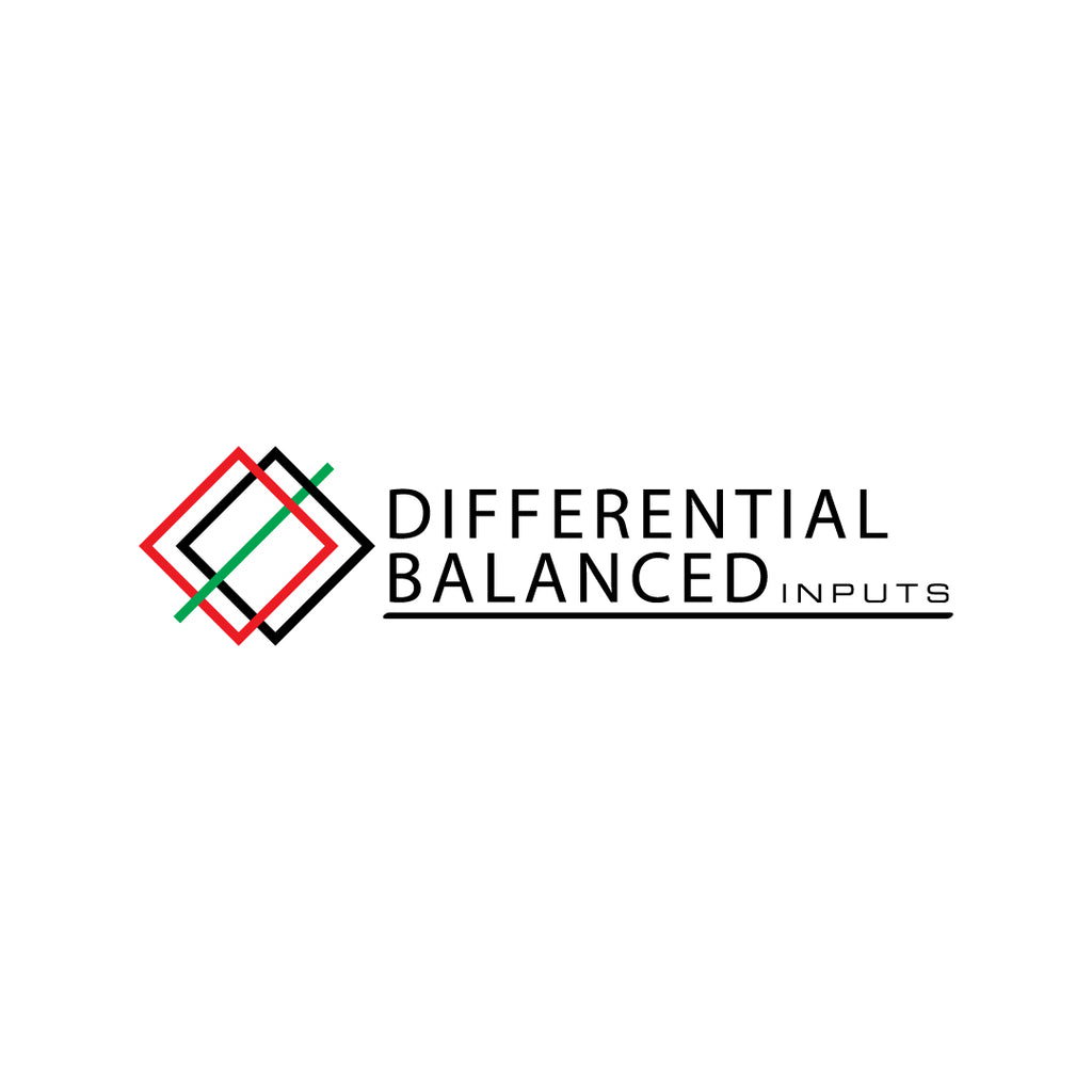 Differential-Balanced Inputs technology logo.