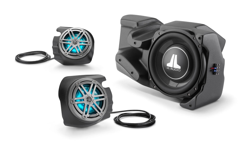 Stealthbox Subwoofer and Speakers for Powersports