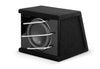 Front of CLS110RG-W7AE Enclosed Subwoofer Facing Left