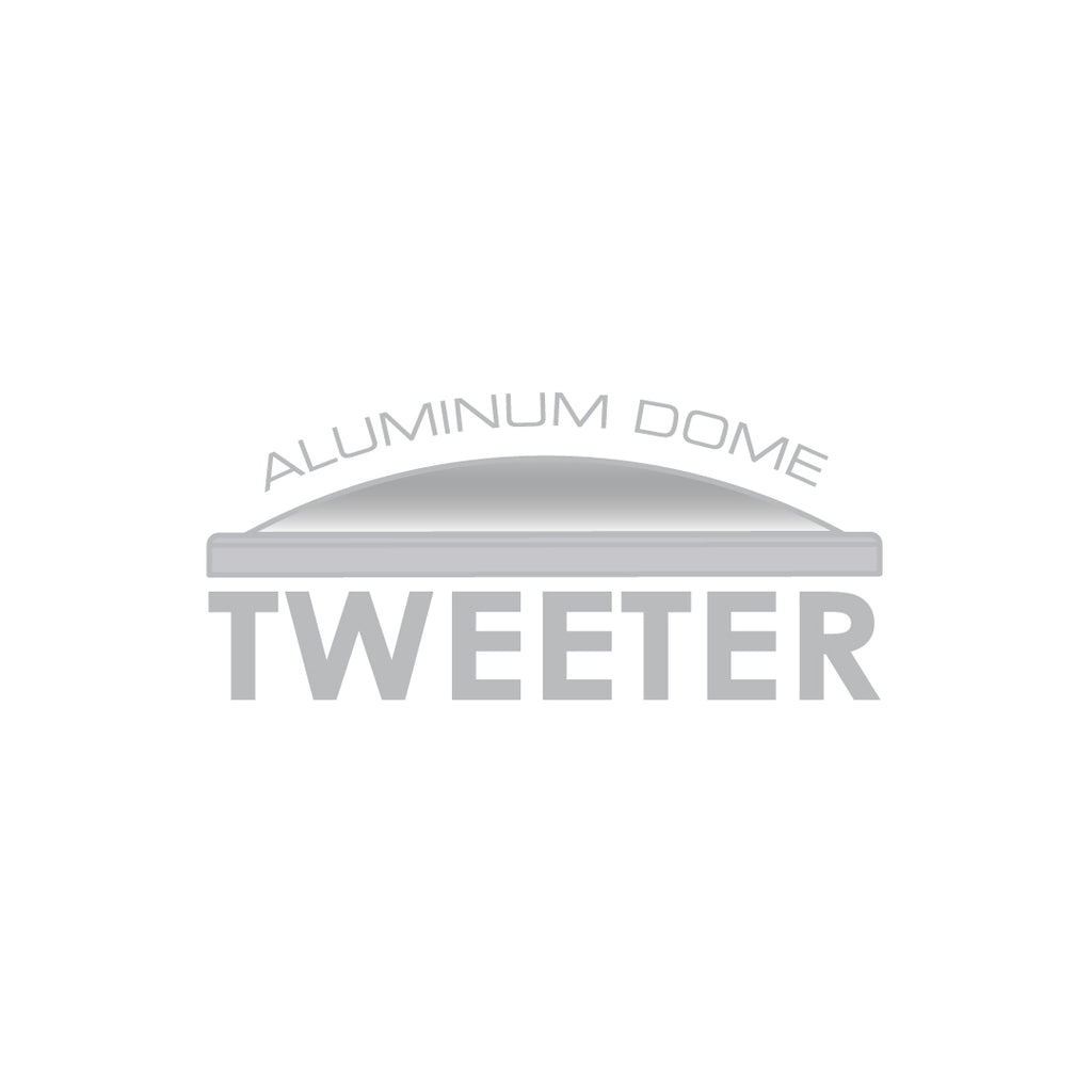 Aluminum Dome Tweeter Technology logo.