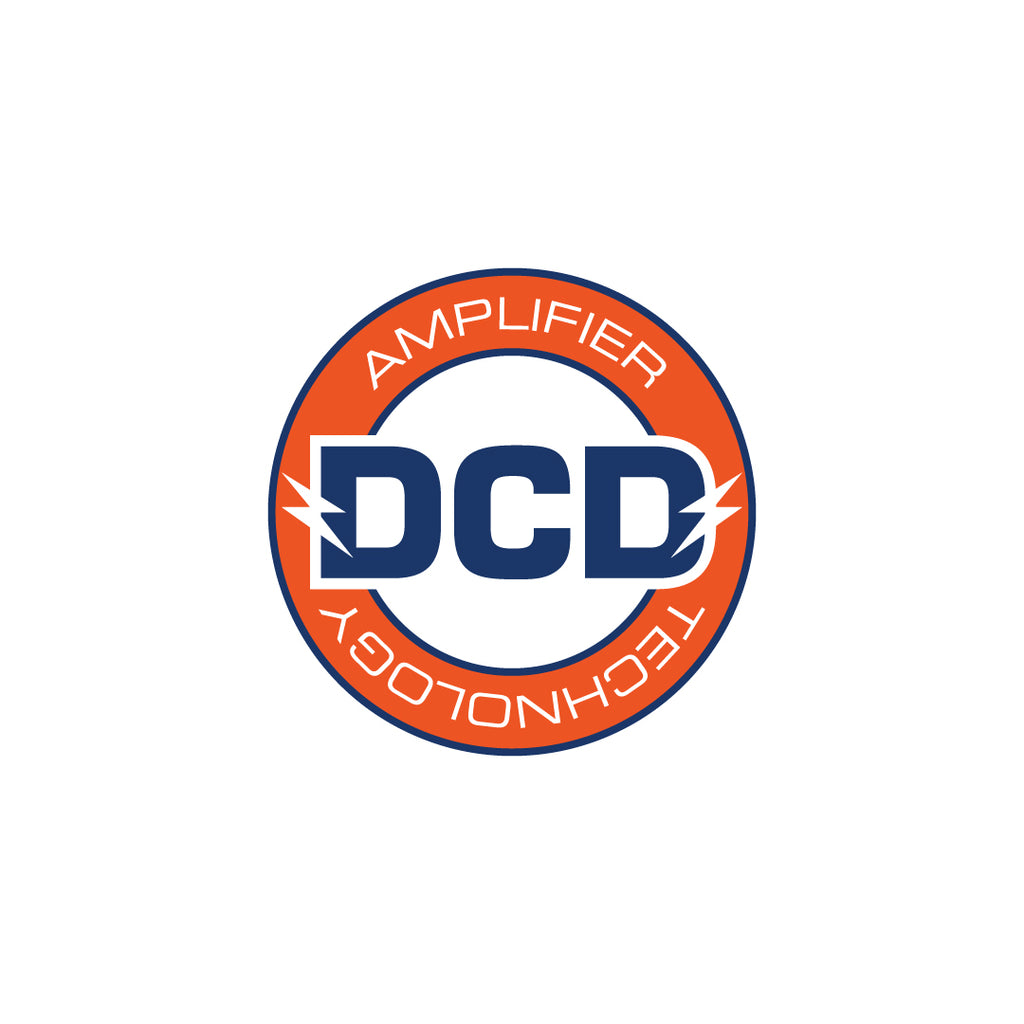 DCD™ Amplifier Technology logo.