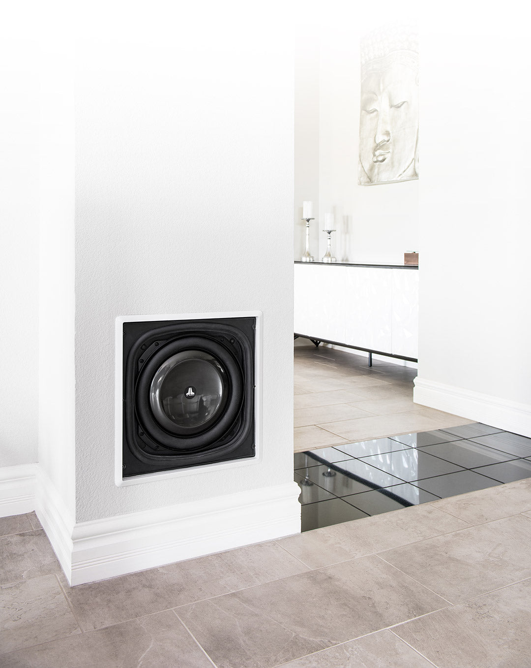 Fathom IWS 13 subwoofer in a home theatre setting.