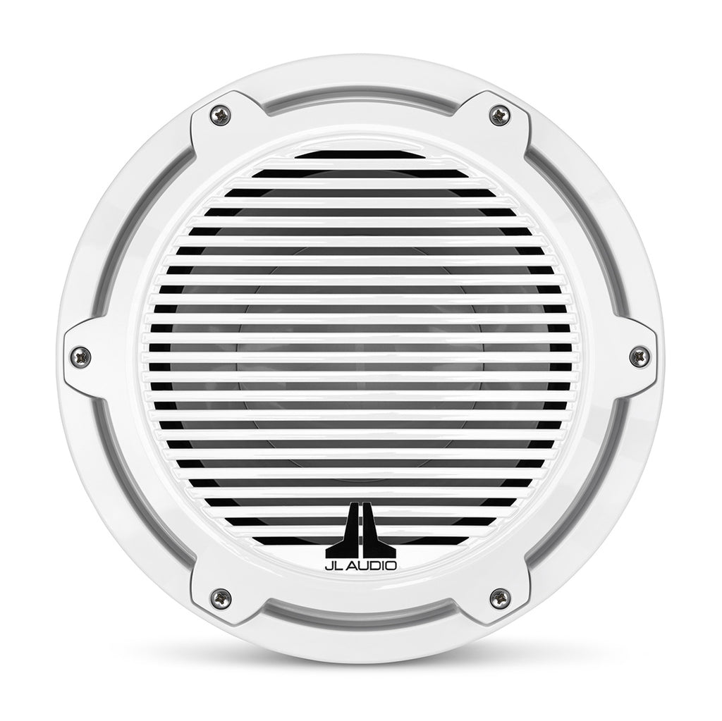 A M6 10 inch marine subwoofer unit with with a classic grille.