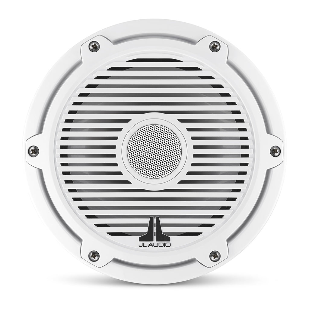 A M6 7.7 inch marine speaker unit with with a classic grille.