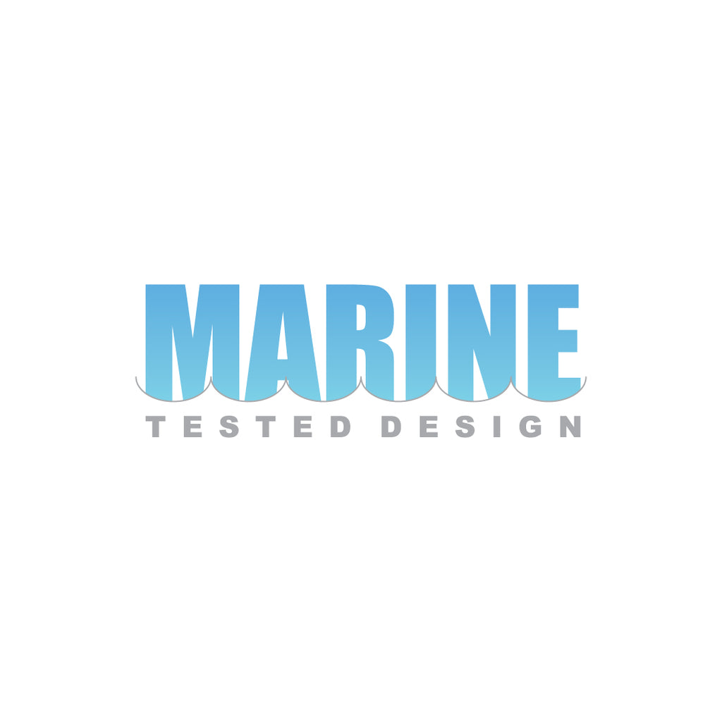 Marine tested design technology logo.