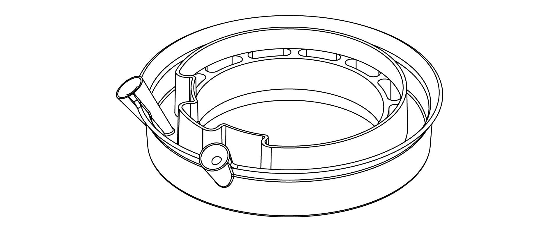 Diagram of JL Audio's Vented Reinforcement Collar technology.