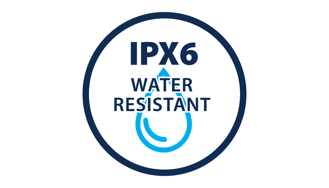 IPX6 rating technology logo.