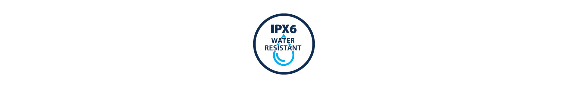 IPX6 rating technology logo.