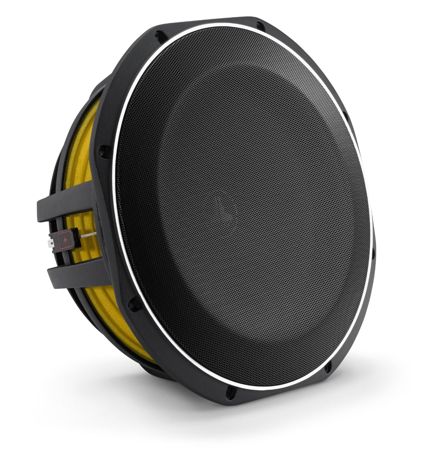 Front of 12TW1 Subwoofer Facing Right with Grille