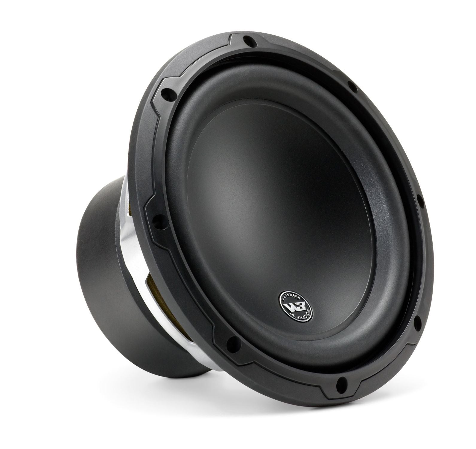 Front of 8W3v3 Subwoofer Facing Right
