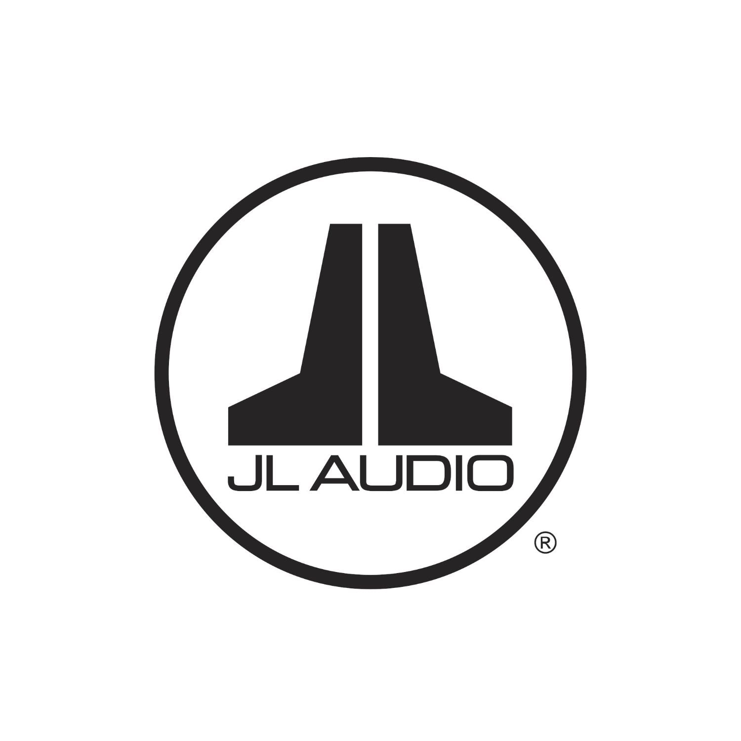 Black JL Audio Badge Logo Decal