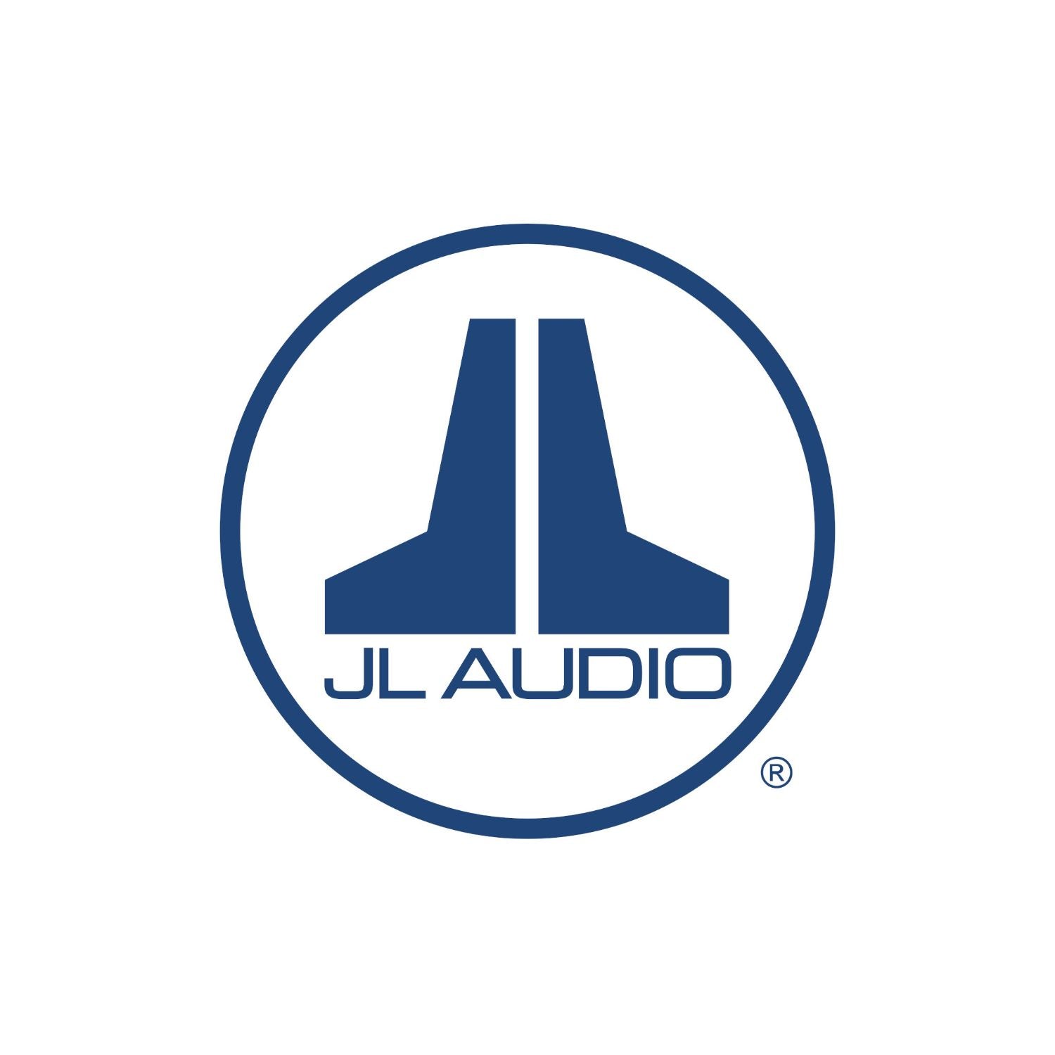 Blue JL Audio Badge Logo Decal