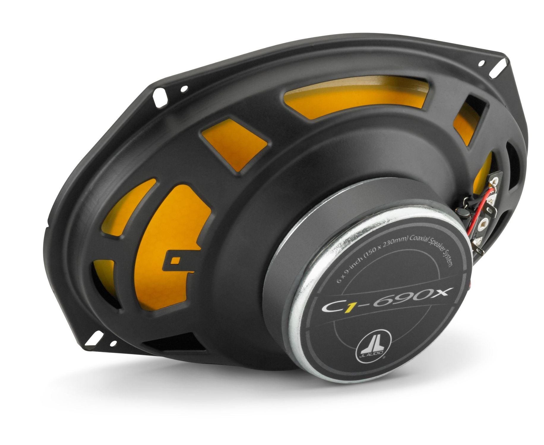 Rear of C1-690x Coaxial Speaker Facing Right
