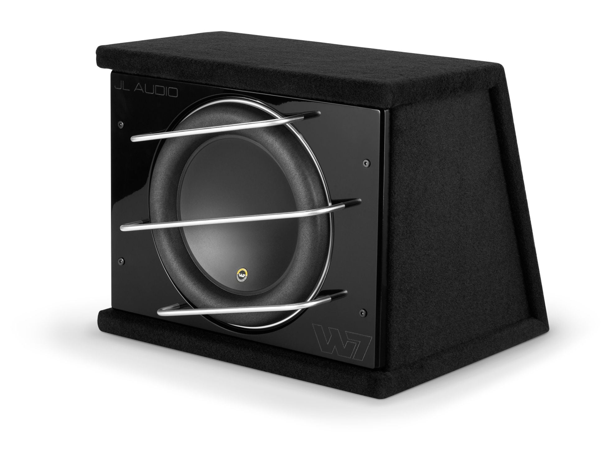 Front of CLS113RG-W7AE Enclosed Subwoofer Facing Left