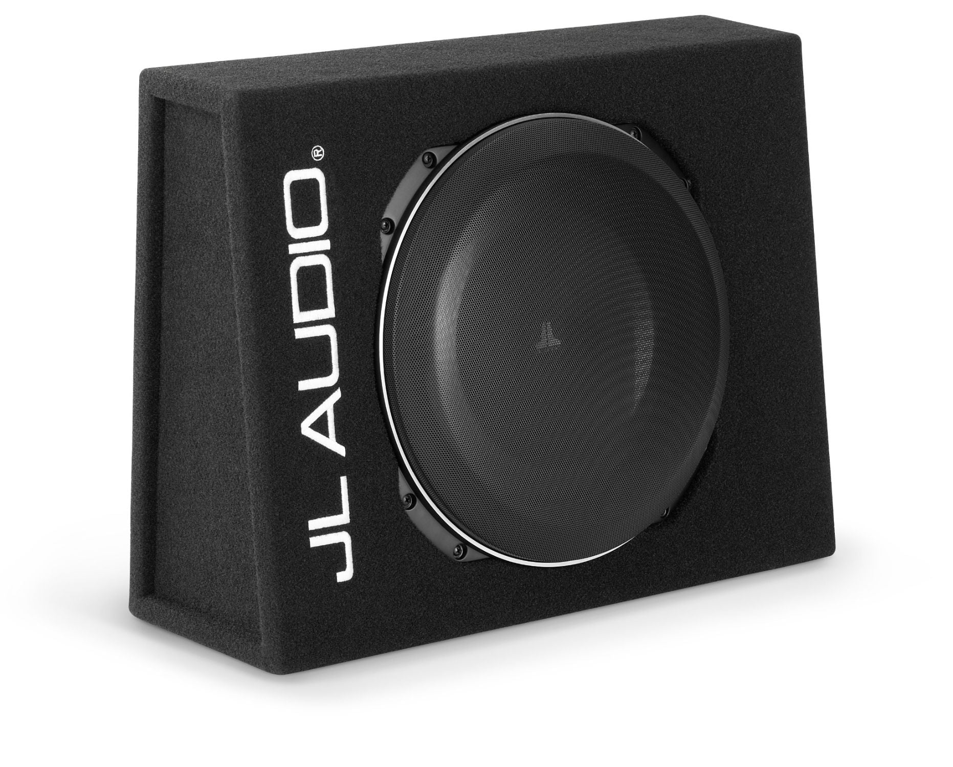 Front of CS113TG-TW5v2 Enclosed Subwoofer Facing Right
