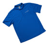 Electric Blue Polo Shirt with Embroidered Logo