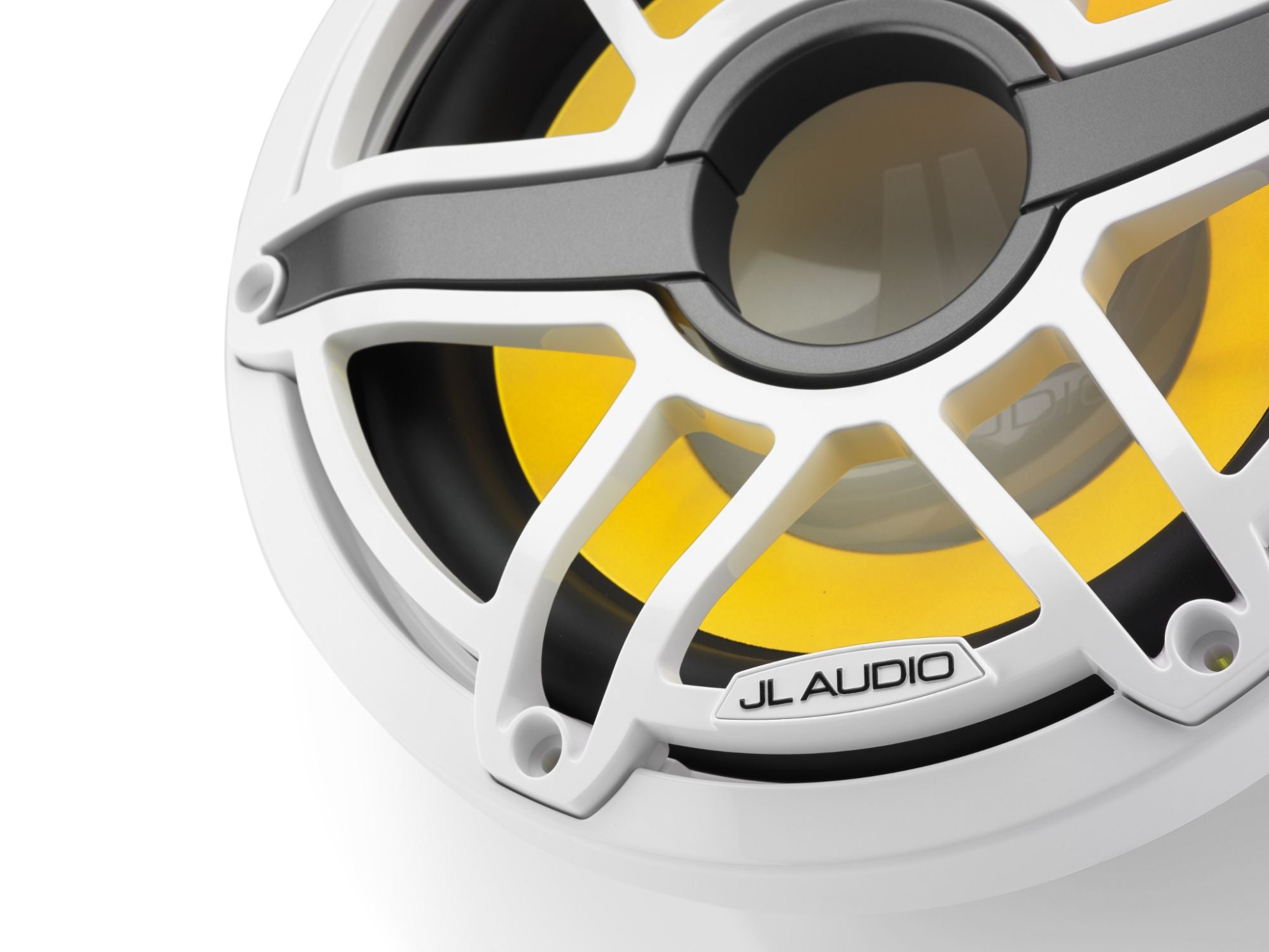 Detail of M6-10IB-S-GwGw-i-4 Subwoofer Lit with Yellow
