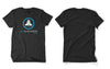 Black VXi Simplify T-Shirt Front and Back