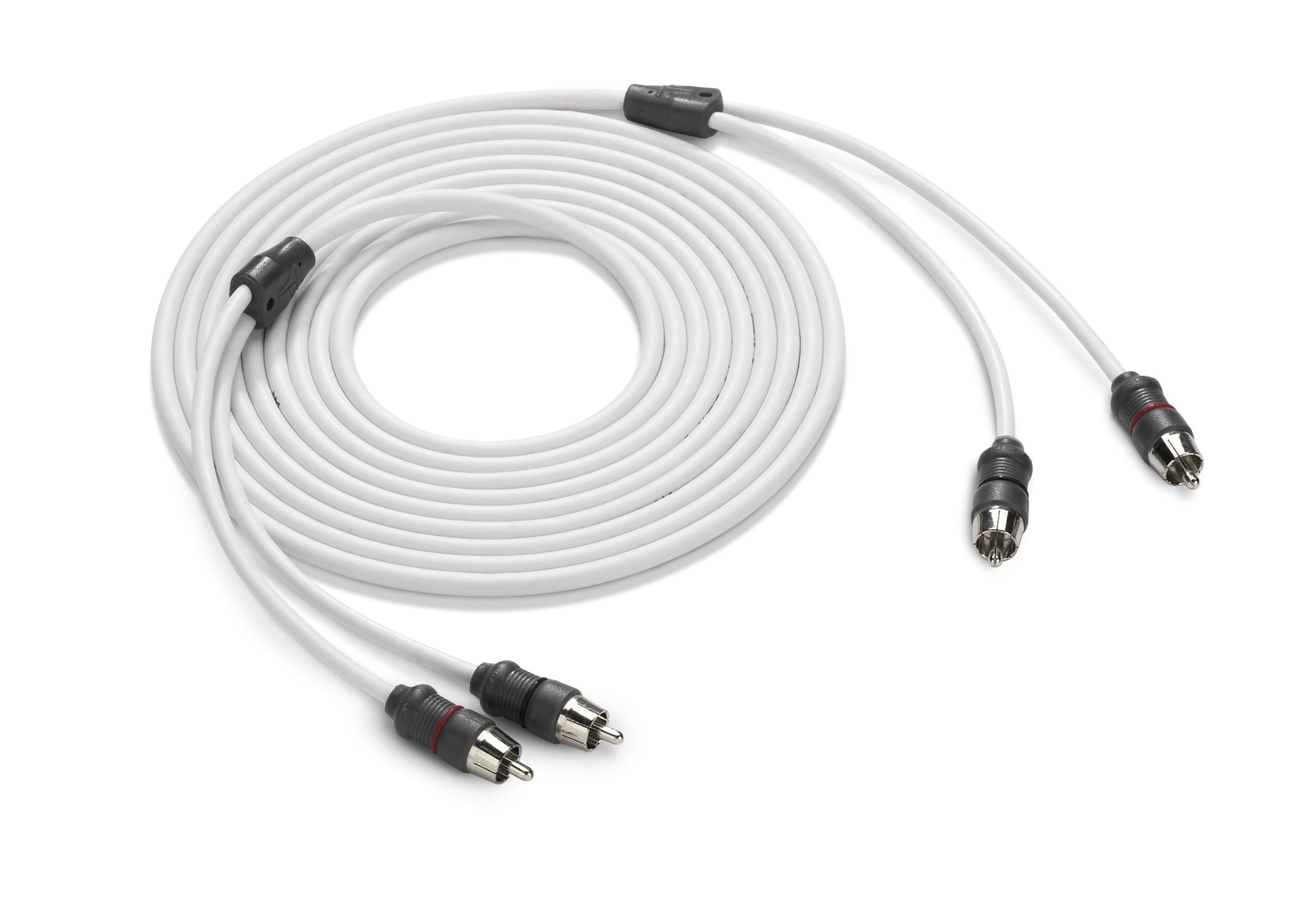 XMD-WHTAIC2-12 White Audio Interconnect, Coiled