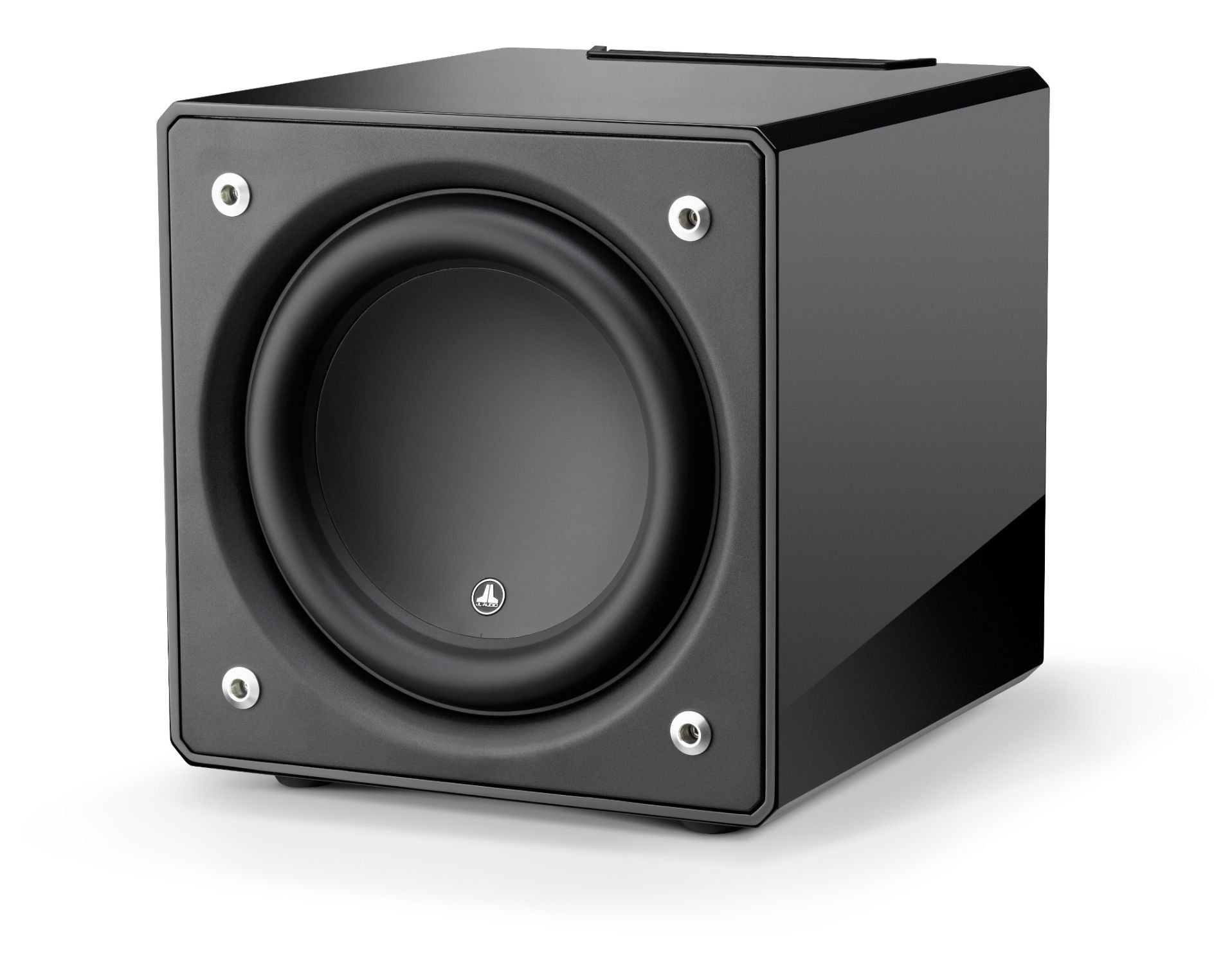Front of e112-GLOSS Subwoofer Facing Left